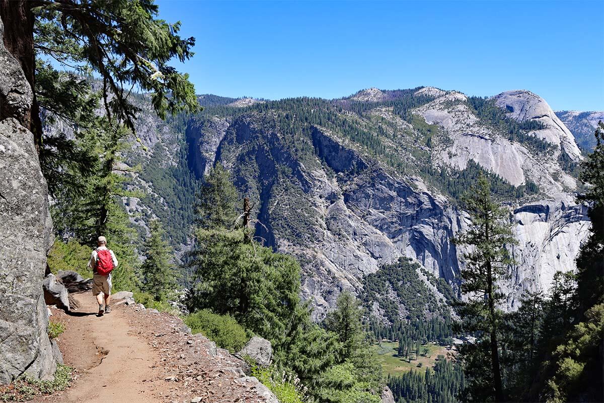 Hiking the Four Mile Trail in Yosemite
