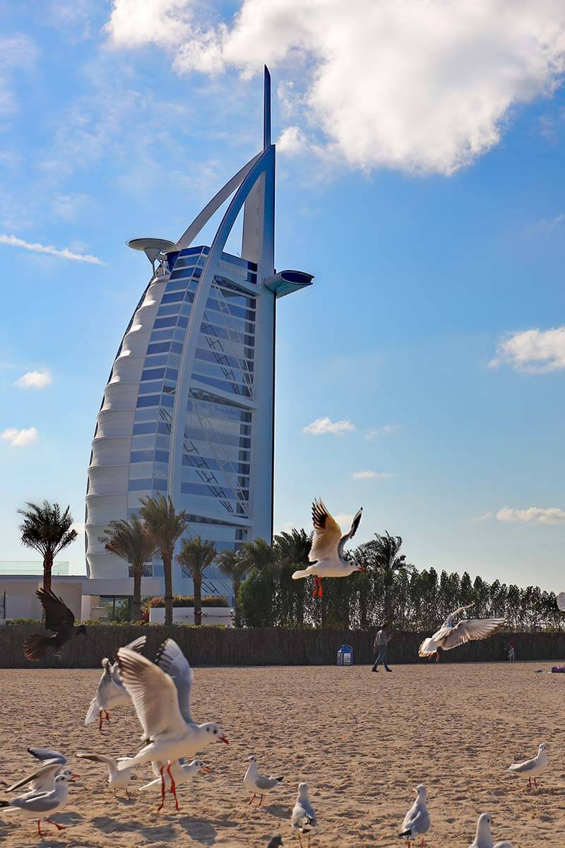 Burj Al Arab luxury hotel in Dubai