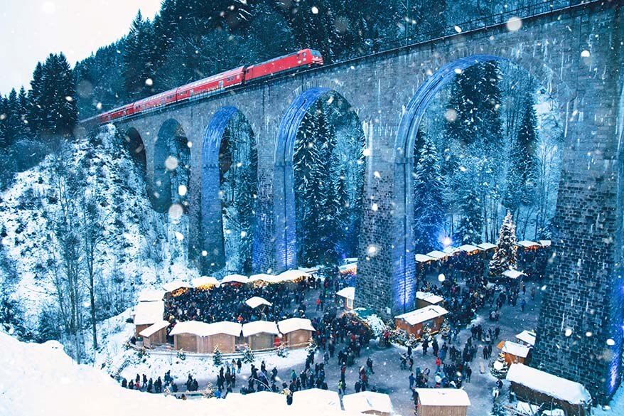 Ravennaschlucht Christmas Market in Germany