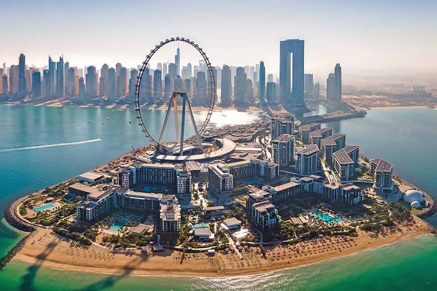 Bluewaters island - cheap and free places to visit in Dubai