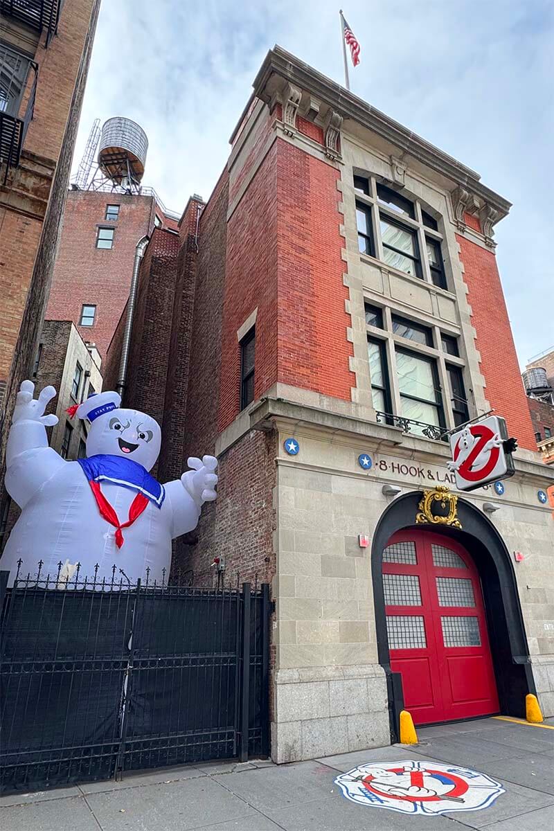 Ghostbusters Firehouse in NYC