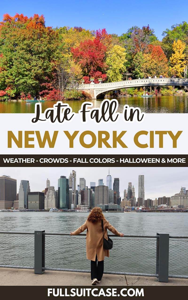 Late Fall in NYC- Weather, crowds, fall colors, halloween, and more
