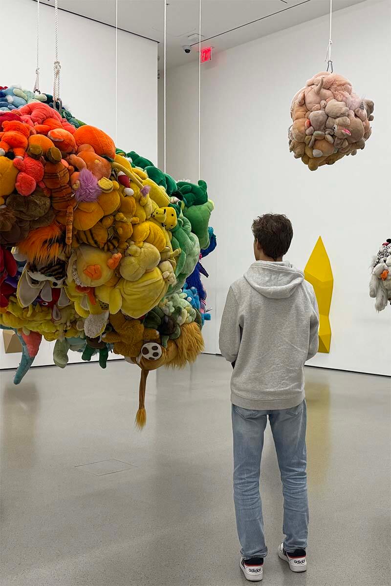 MoMA in New York with teens