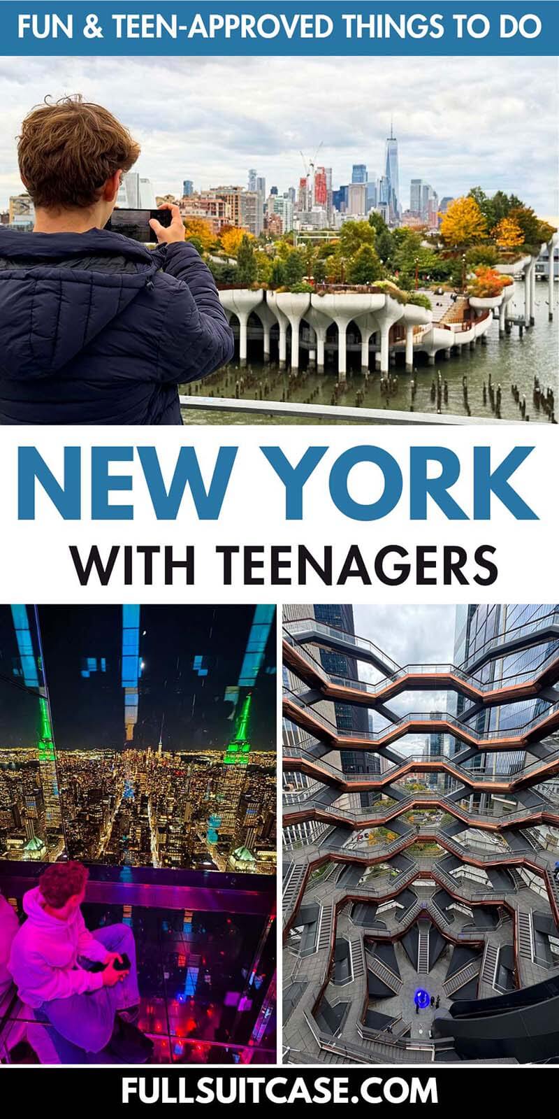 New York City with teenagers - fun and teen-approved things to do