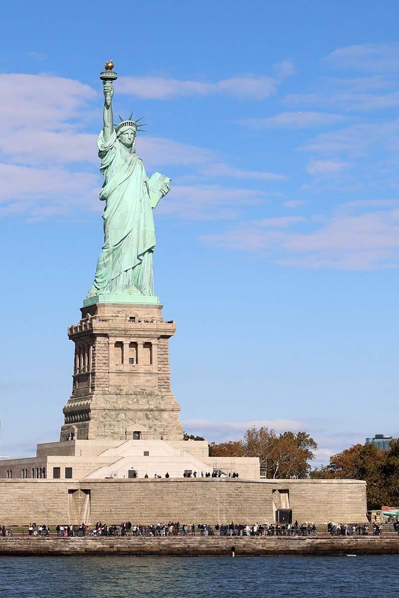 Statue of Liberty - NYC with teens