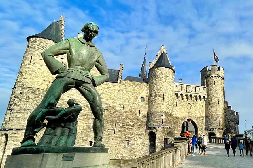 Antwerp Giant statue at the Steen Castle