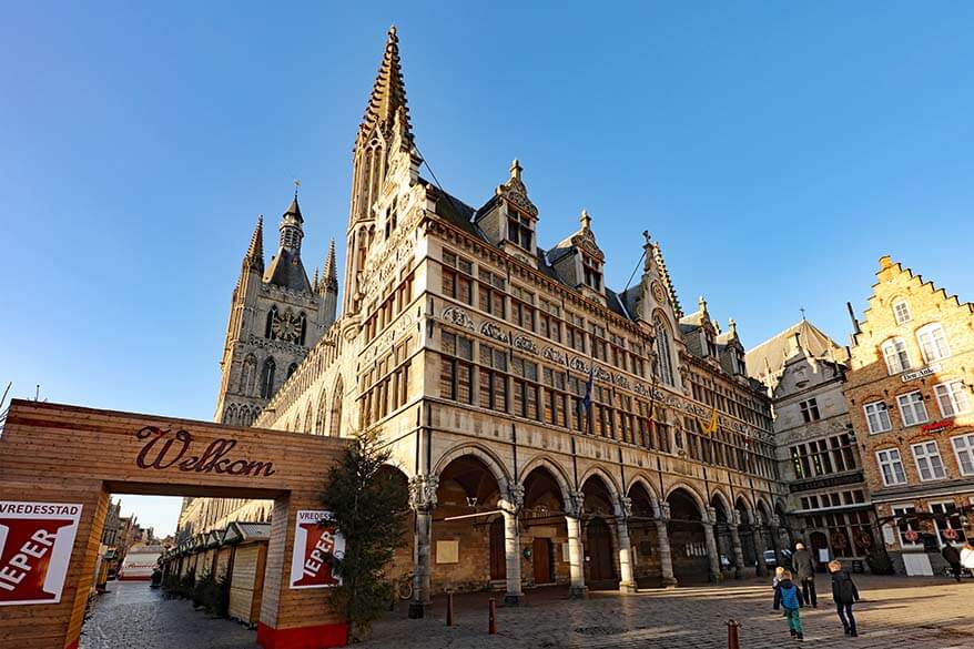 Ieper town in Belgium