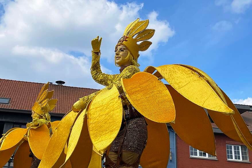 May 1 parade in Genk, Belgium