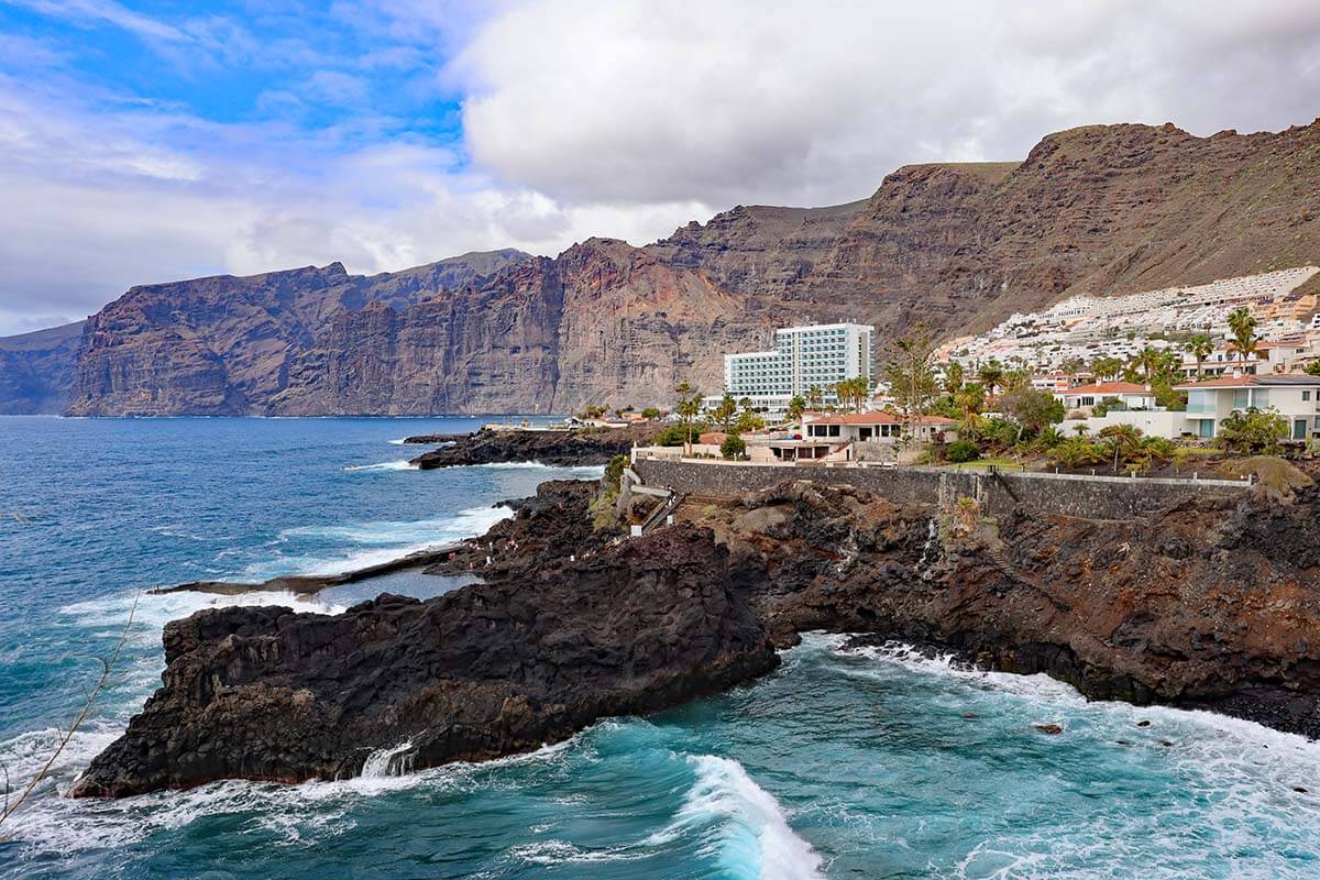 Los Gigantes town and coast in Tenerife, Canary Islands