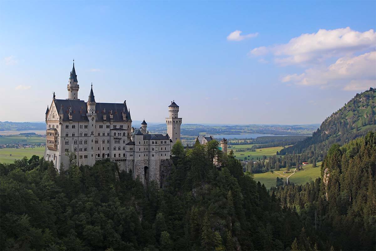 Neuschwanstein Castle in Bavaria, Germany