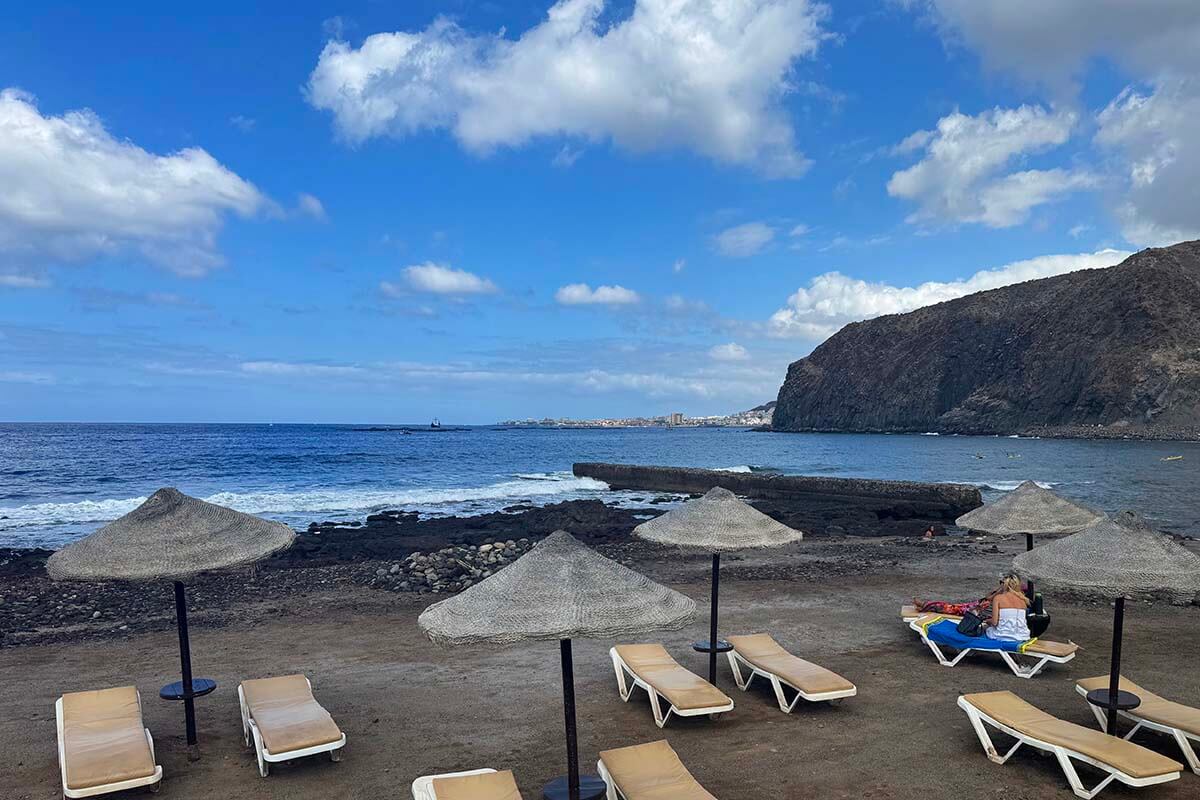 Playa La Arenita beach in Palm-Mar, Tenerife