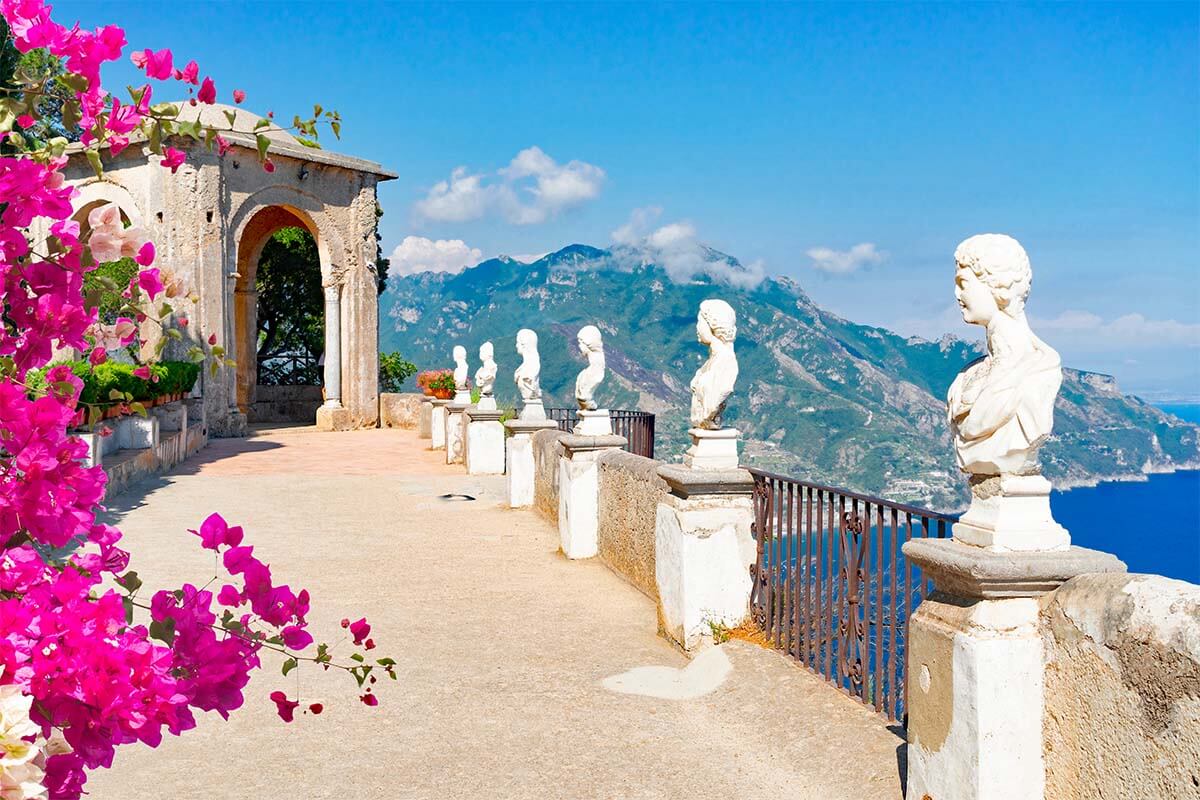 Ravello, one of the top places to stay on the Amalfi Coast in Italy