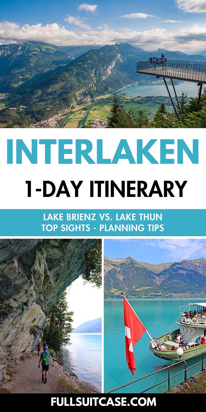 Interlaken one day itinerary with top places to visit