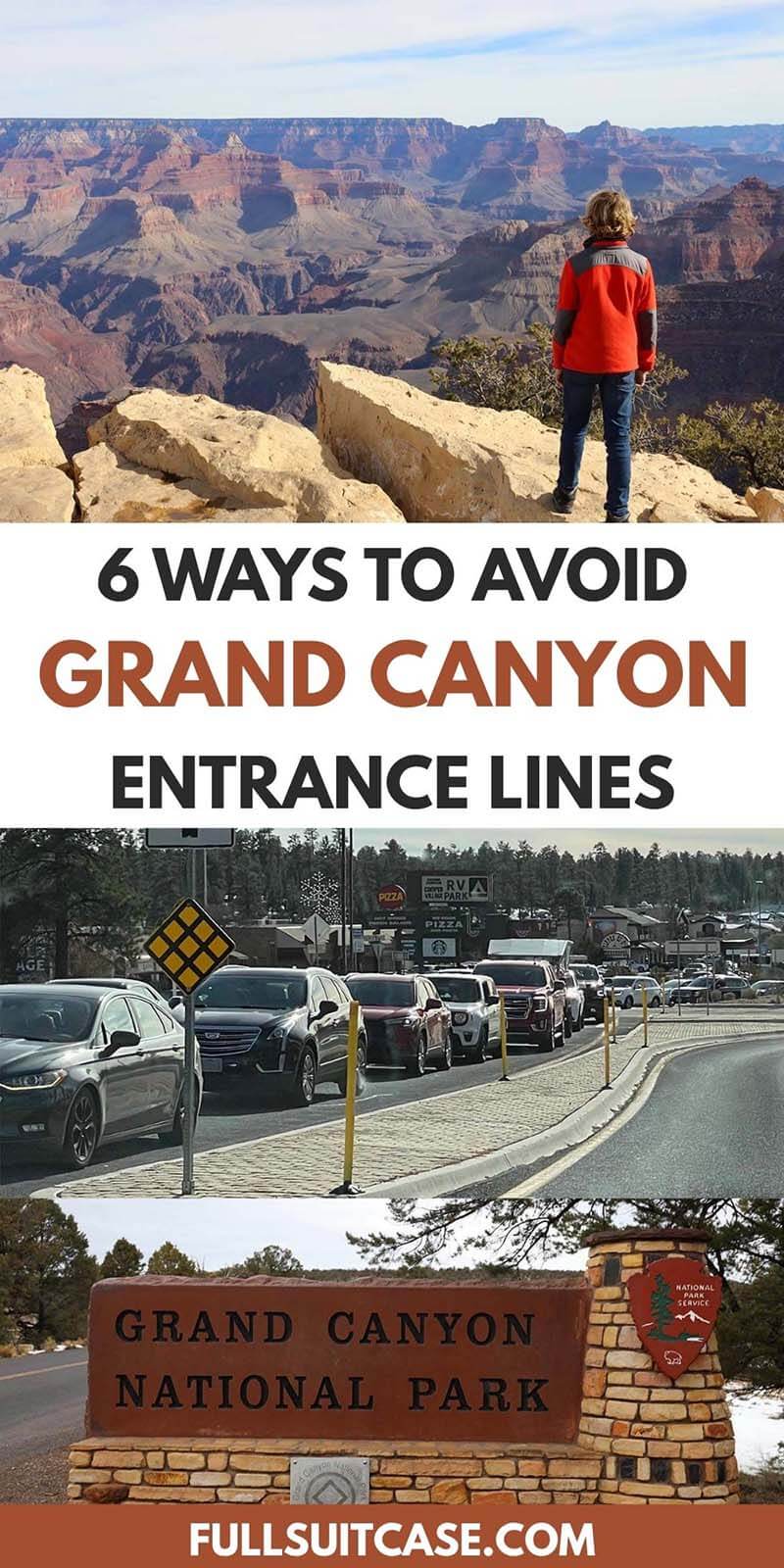 Best ways to avoid Grand Canyon entrance lines
