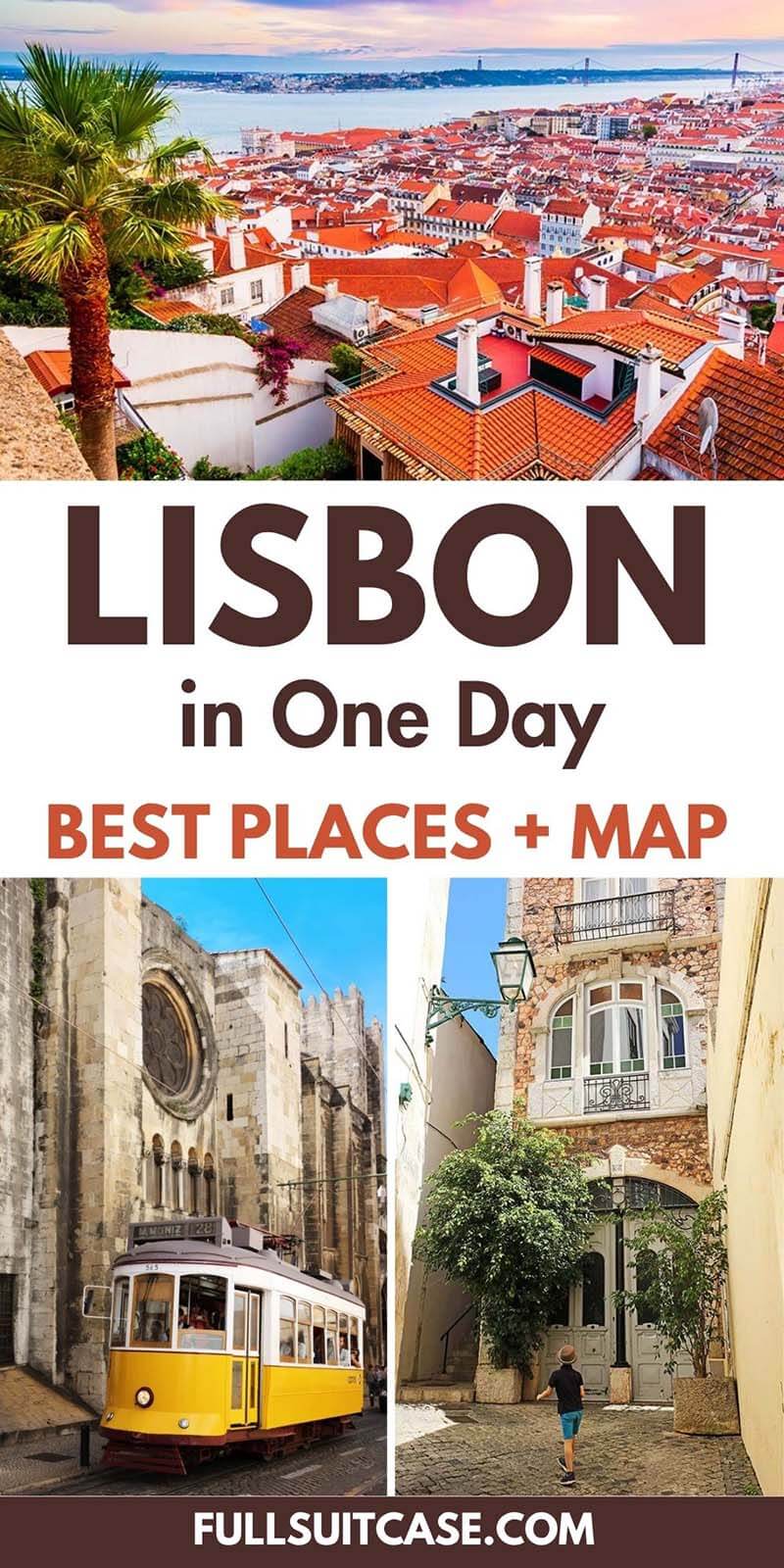 Lisbon in one day - best places and walking map