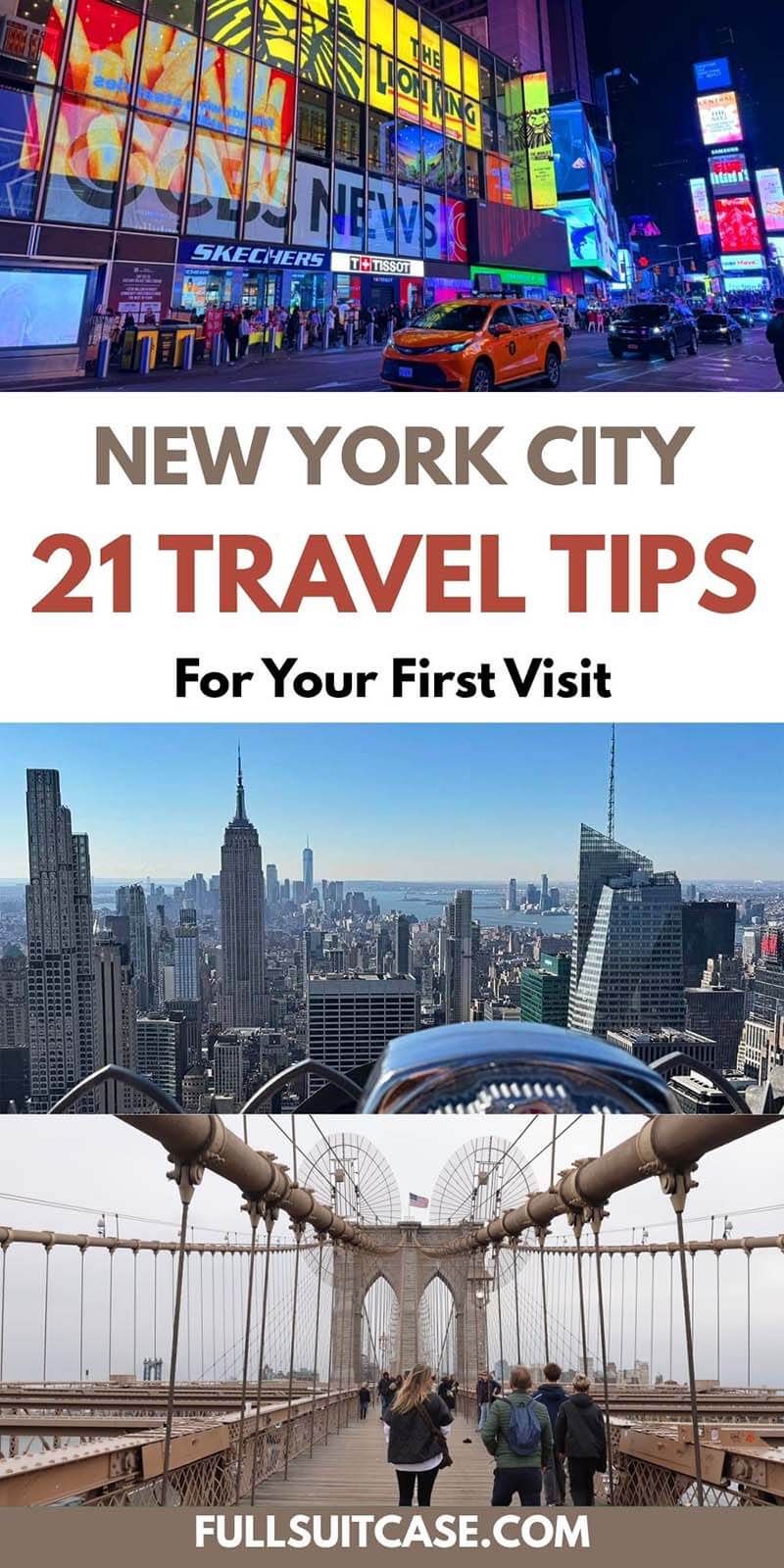 New York City travel tips for your first visit