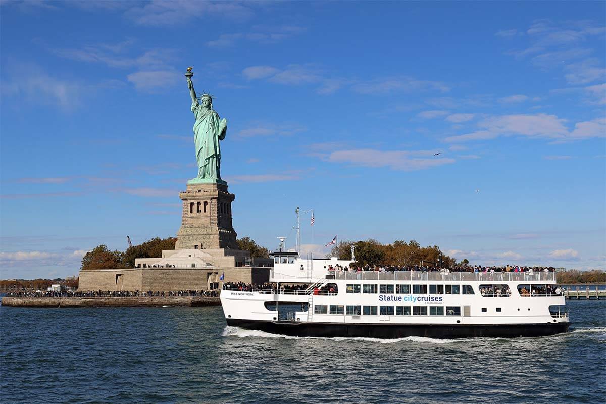 Statue of Liberty and Ellis Island Ferry - one of the top attractions included with the New York City Explorer Pass