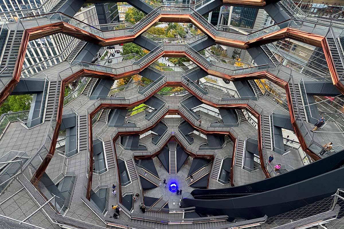 The Vessel at Hudson Yards in NYC