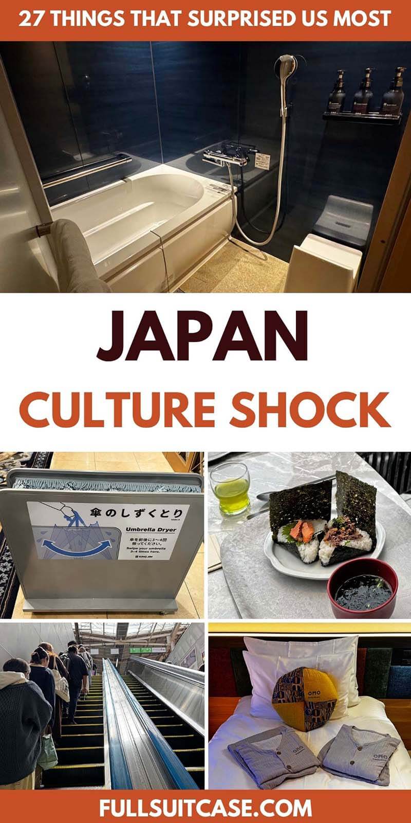Japan culture shock - things that surprise foreigners