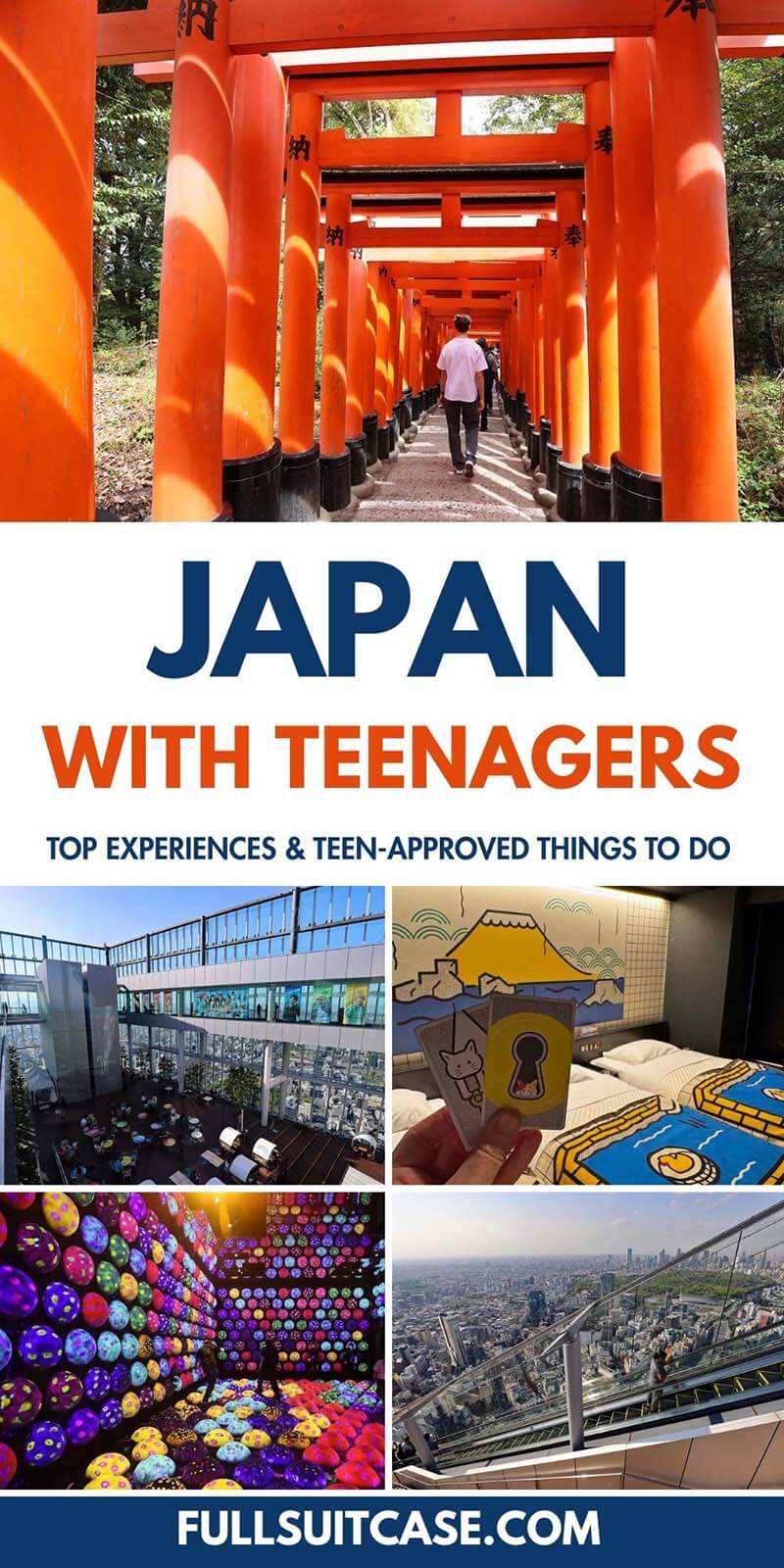 Japan with teenagers - top experiences and teen approved things to do