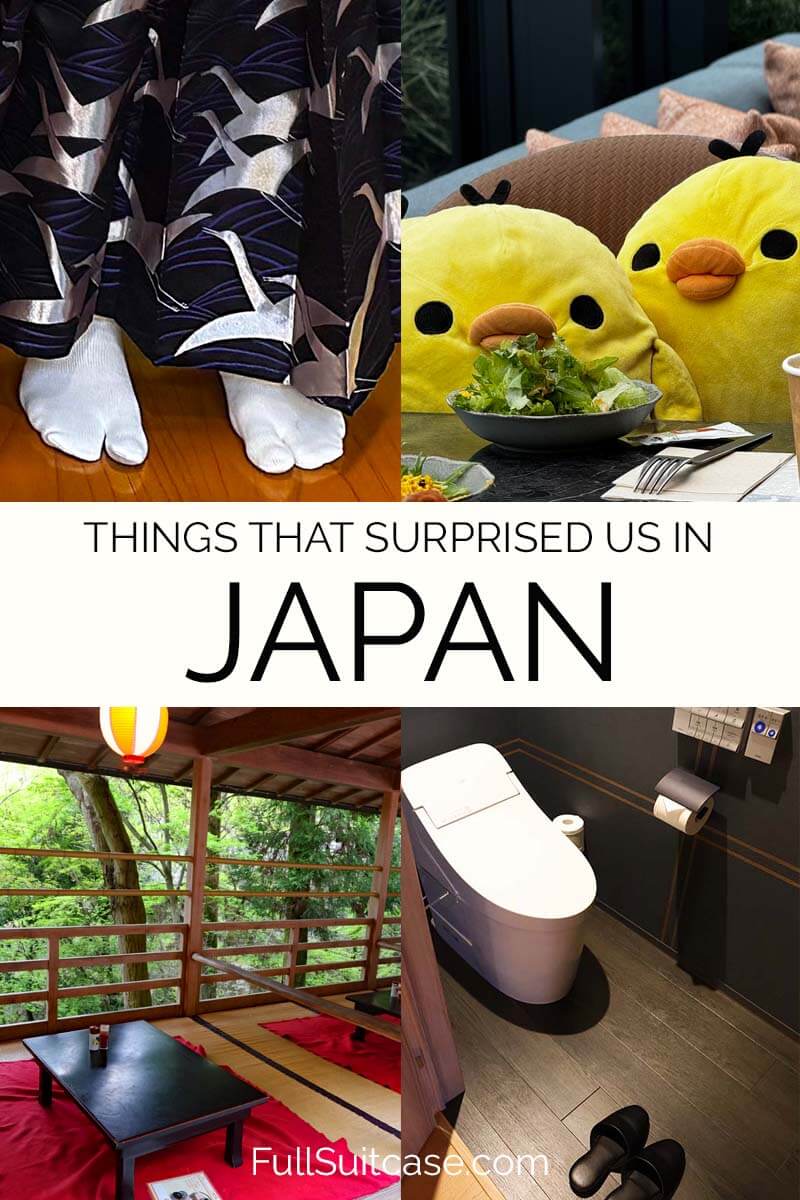 Things we found strange and surprising in Japan