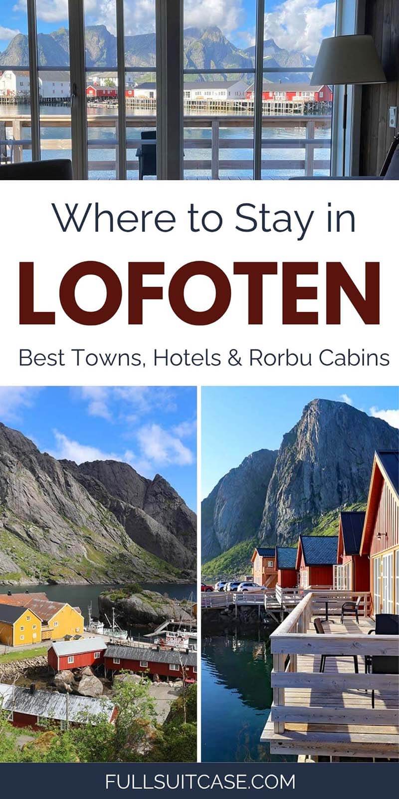 Where to stay in Lofoten Islands - best towns, hotels and rorbu cabins