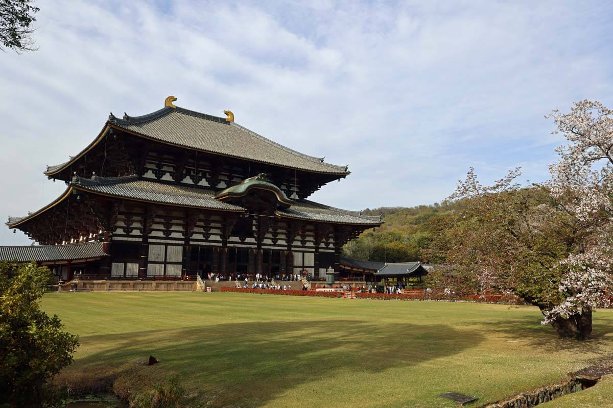 Todai-ji temple in Nara Japan