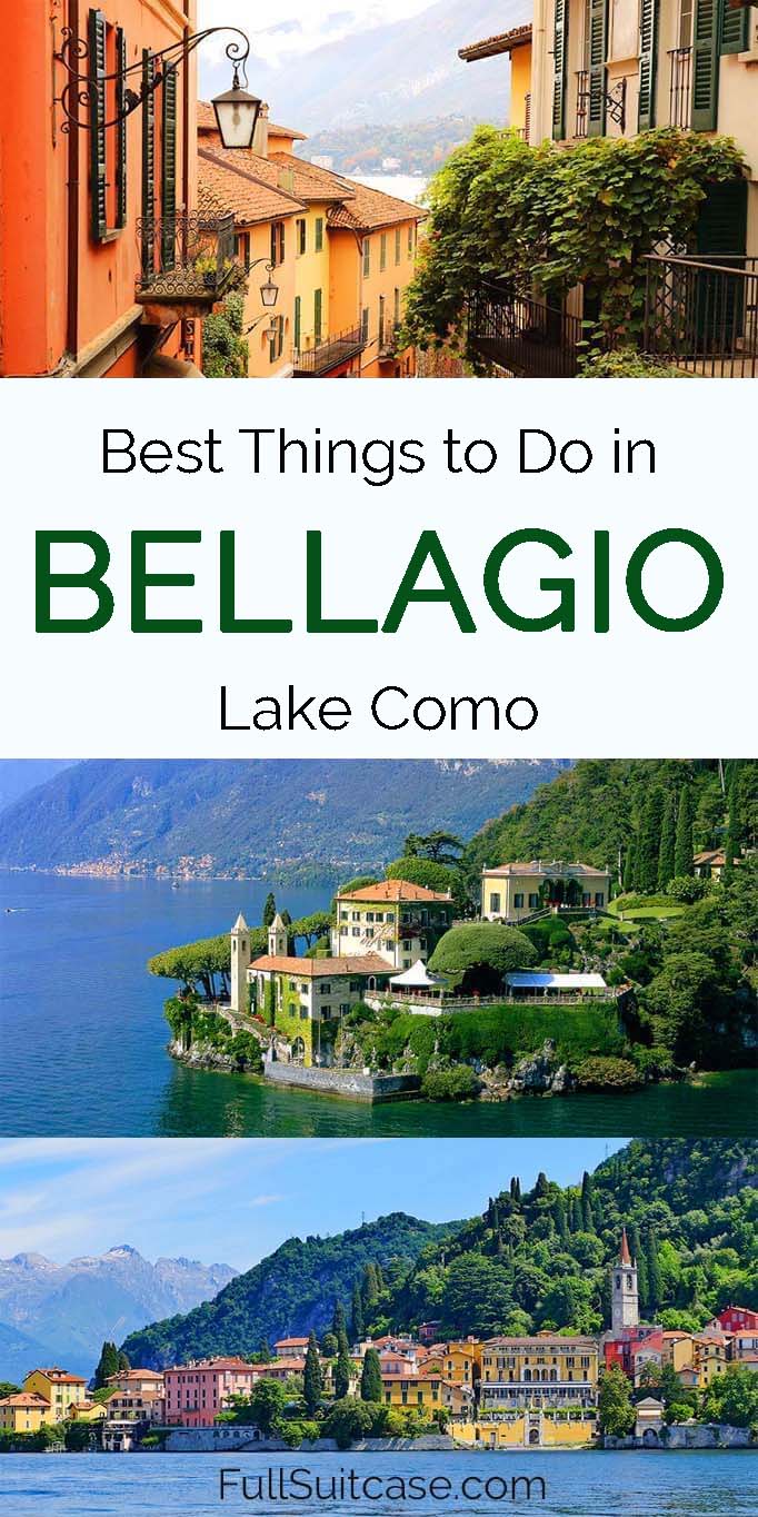 What to see and do in Bellagio Lake Como in Italy