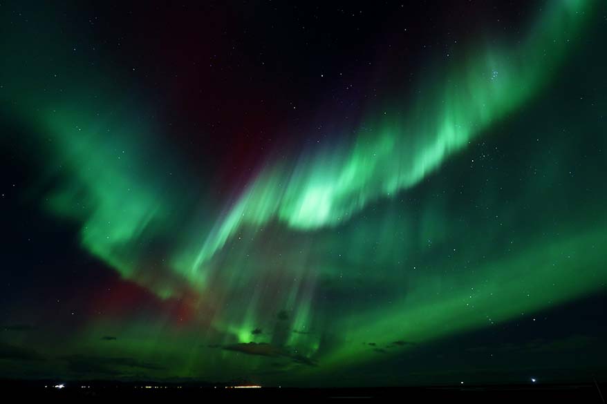 A Kp 5 Northern Lights display in Iceland in November