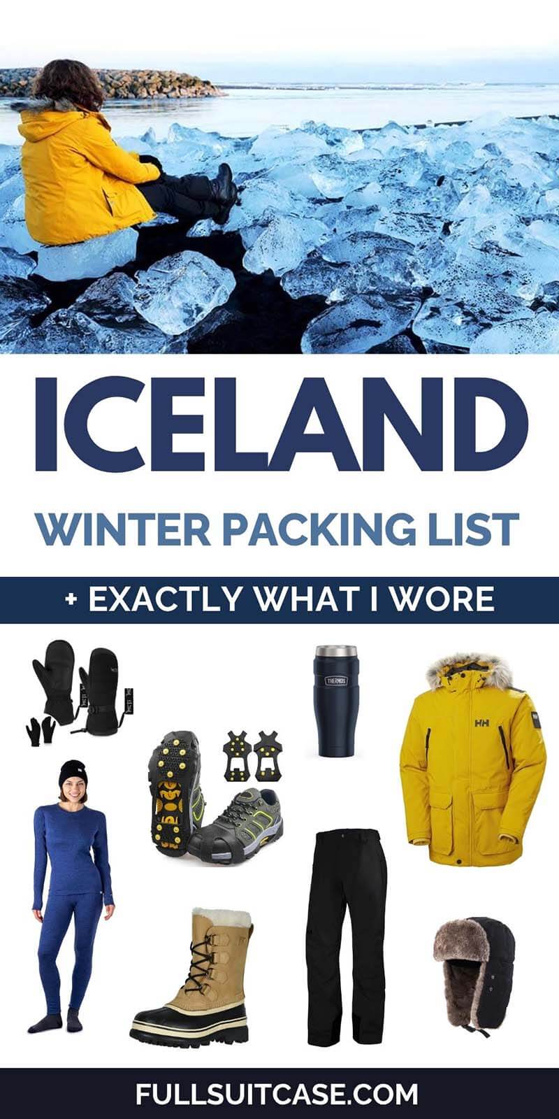 Iceland winter packing list and exactly what I wore