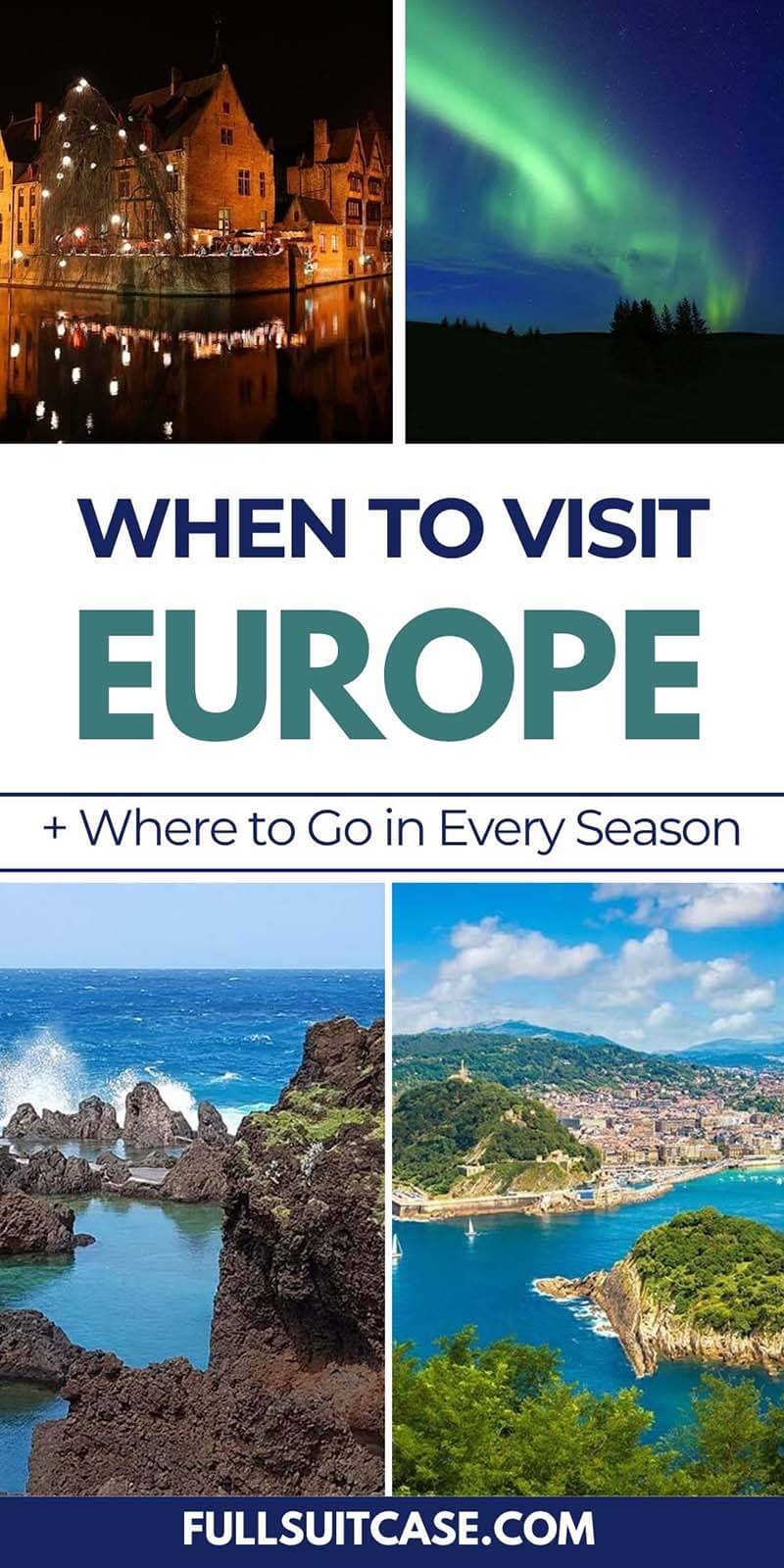 When to visit Europe guide covering weather, crowds, and where to go in every season.