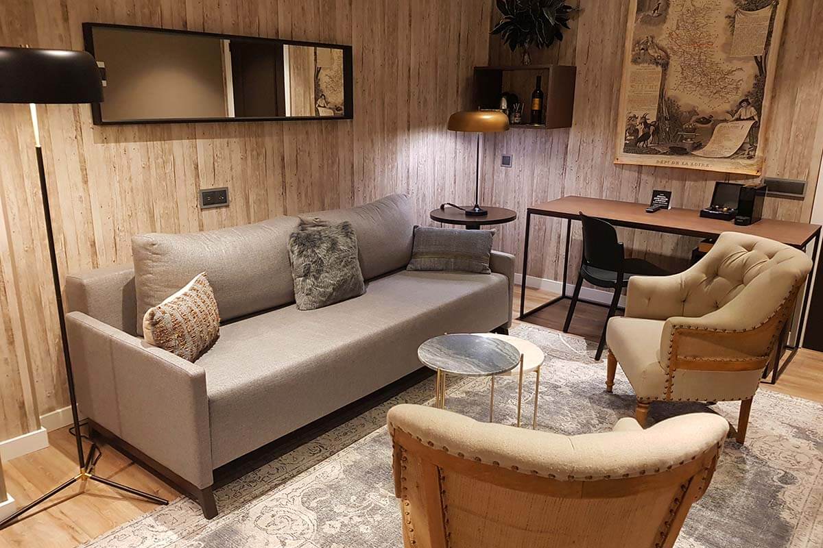 Interior of the Acta Splendid Hotel in Barcelona