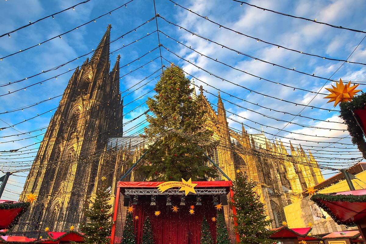 Cologne (Köln) Christmas Market, Germany in winter