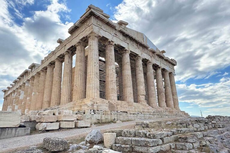 The Parthenon on the Acropolis, a must-see in Athens.