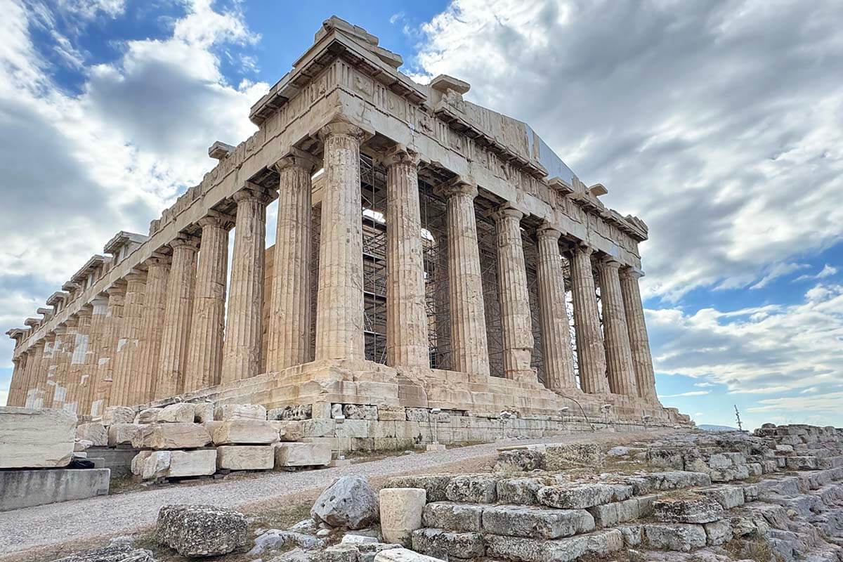 The Parthenon on the Acropolis, a must-see in Athens.