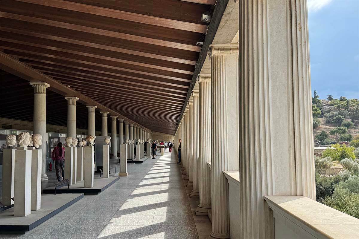 Stoa of Attalos museum at the Ancient Agora in Athens