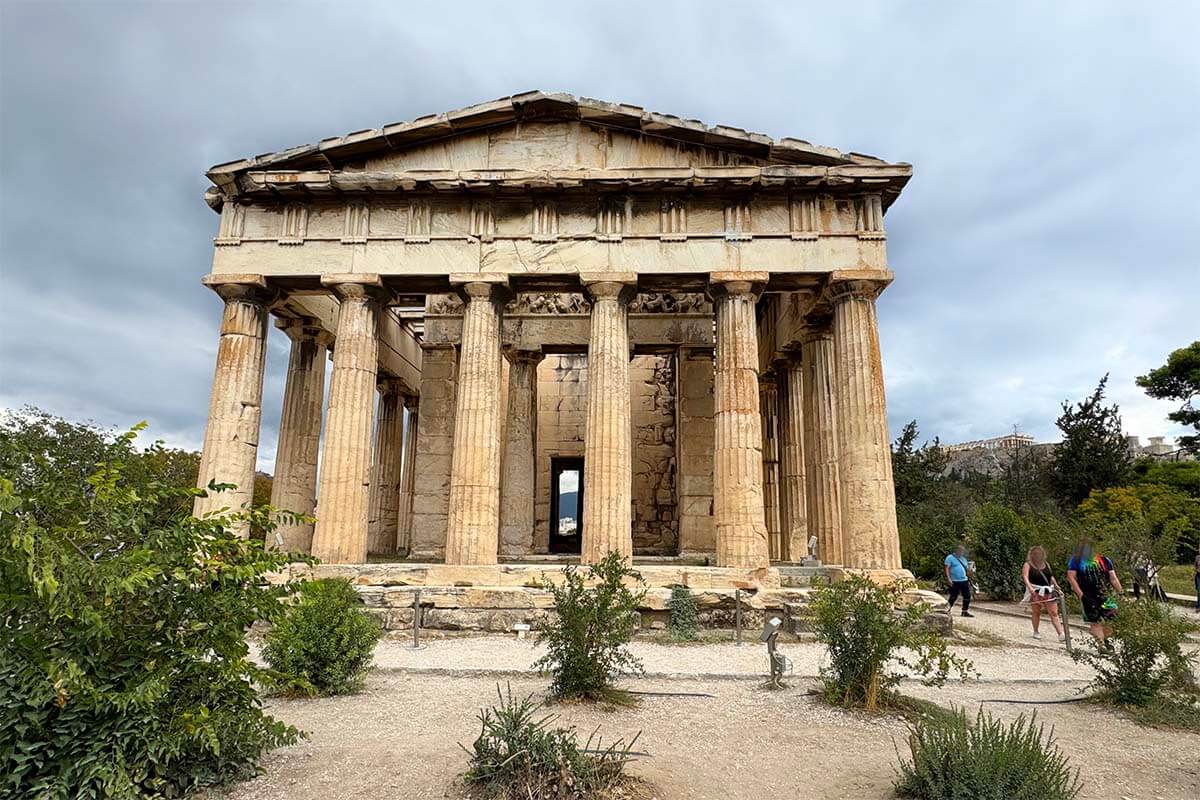 Temple of Hephaestus at the Ancient Agora in Athens