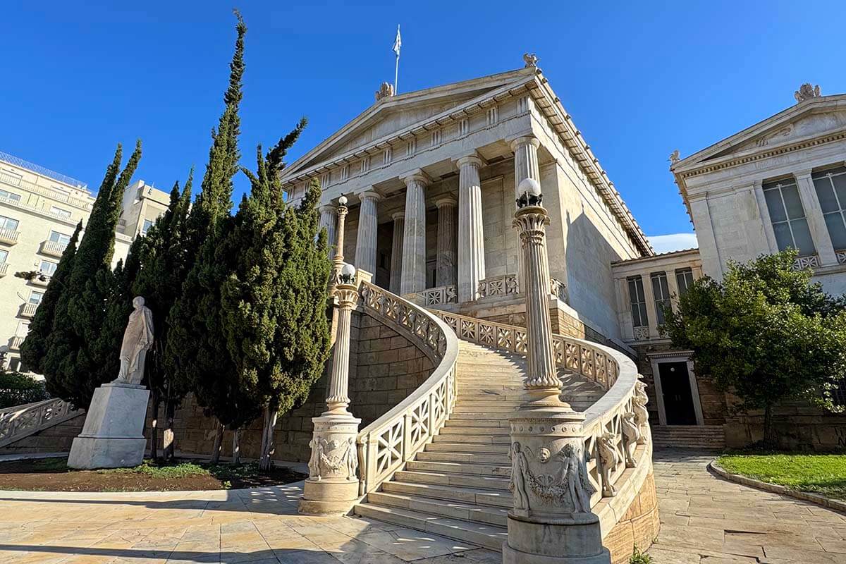 Vallianeio Megaron National Library in Athens