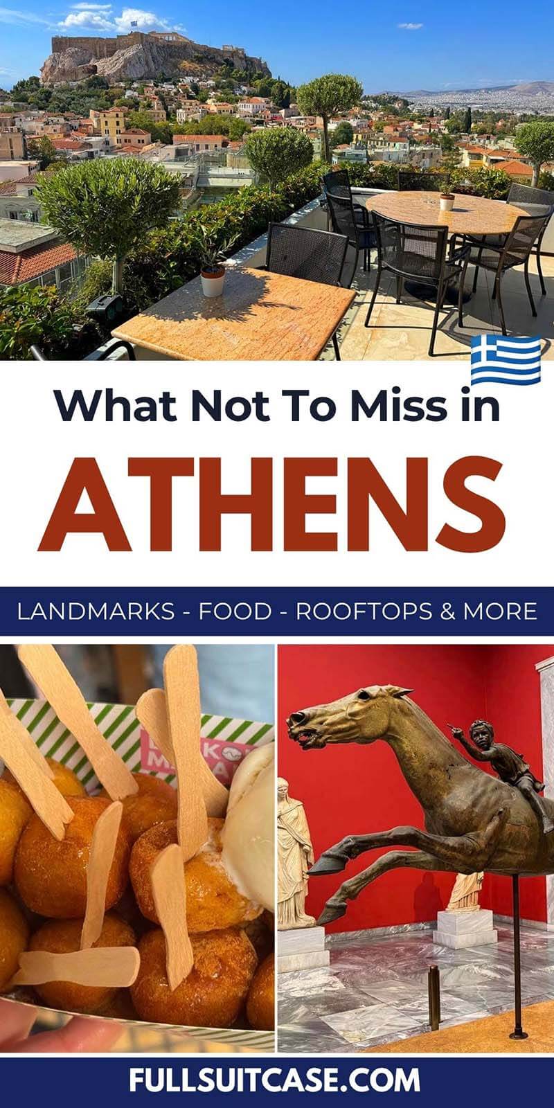 What not to miss in Athens - landmarks, food, rooftops, and more